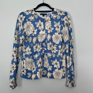 Floral Print Cotton Cardigan